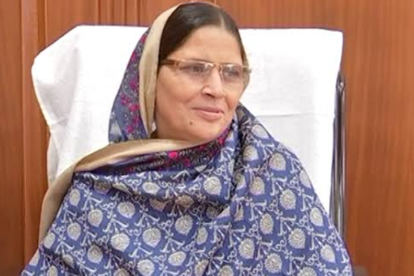 Haryana's Minister of Women and Child Development, Kamlesh Dhanda,
