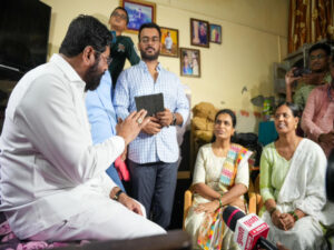 CM Eknath Shinde Launches 'Majhi Ladki Bahin' Family Visits in Thane Ahead of Elections